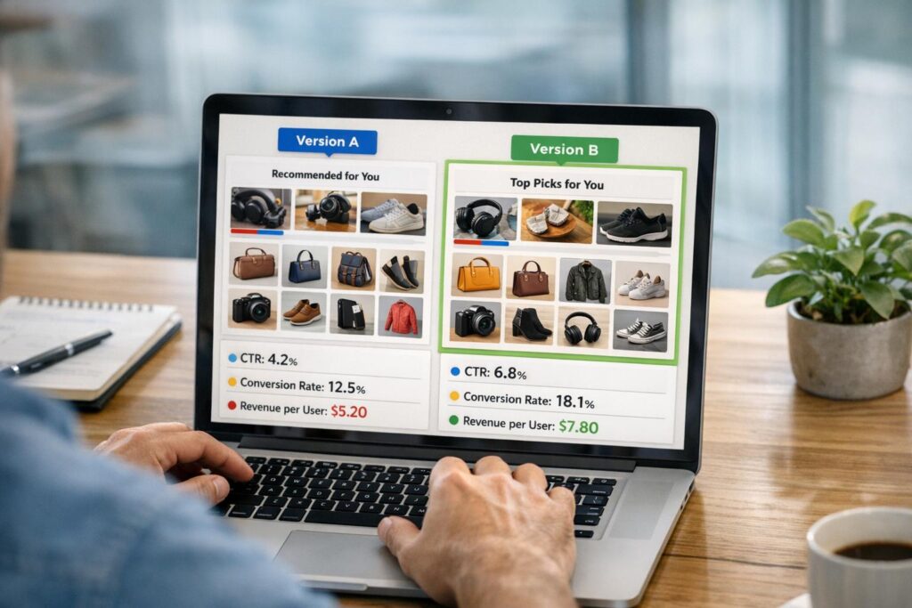 Case Studies: A/B Testing in Recommendation Systems